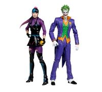 DC Multiverse - Pack de 2 Figurines The Joker & Punchline 18 cm G
