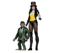 McFarlane DC Multiverse Zatanna (DC Classic) Figurine d'action avec détective Chimpanzé Édition Collector #53 17,8 cm