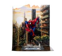 McFarlane Figurine Spiderman basée sur la Bande dessinée numéro 6, Auberge Non articulée, à l'échelle 1:10, Mesure 18 cm, Comprend Une Carte à Collectionner, Bizak (64384764)