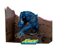 McFarlane Toys Jouet de collection Marvel Beast à l'échelle 1:10 avec scène (X-Men #1)