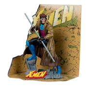 McFarlane Marvel Gambit Jouet de Collection à l'échelle 1:10e avec scène (X-Men #1)