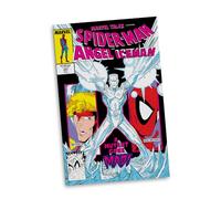 McFarlane Marvel Iceman Figurine de Collection à l'échelle 1/6e avec scène (Marvel Tales #229) Red Platinum Edition Toys