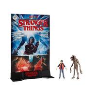 McFarlane Stranger Things Page Punchers Lot de 2 Figurines Will Byers et Demogorgon de 7,6 cm avec Bande dessinée - Objets de Collection de Poche de la tête en Bas