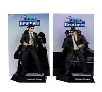 McFarlane The Blues Brothers Jake & Elwood Blues 15,2 cm Figurine posant Gold Label 2-PK Toys