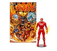 McFarlane Toys, DC Comic The Flash (Barry Allen) Figurine d'action avec 22 pièces mobiles, figurine de perforateur DC à collectionner avec base de support, bande dessinée et carte de personnage à collectionner unique - À partir de 12 ans