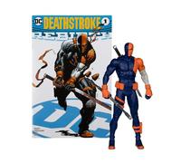 McFarlane Toys - DC Direct Page Punchers Deathstroke (DC Rebirth) Figurine de 17,8 cm avec Bande dessinée