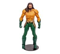 McFarlane Toys DC Multiverse Aquaman Figurine d'action de 17,8 cm - Roi de l'Atlantide Incroyablement détaillé avec Ultra Articulation, Trident, Mains supplémentaires et Carte d'art à Collectionner