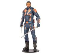 McFarlane Toys, DC Multiverse Build-A Figurine d'action Bloodsport (démasquée) de 17,8 cm, Figurine du Film DC Squad avec Base de Support et Carte de Personnage à Collectionner Unique - À