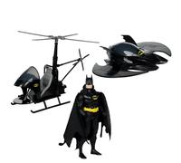 McFarlane Toys - DC Super Powers Batman avec Batwing et Whirlybat, lot de 3, Gold Label, exclusivité Amazon