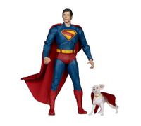 McFarlane Toys DC Theatrical Deluxe WV1 - Superman avec Krypto (film Superman) 17,8 cm