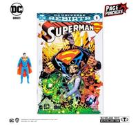 MCFARLANE TOYS DCC85543 Figurine Dc Page Punchers Superman + Comic 3in Af
