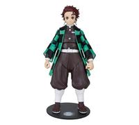 McFarlane Toys, Demon Slayer Tanjiro Figurine d'action de 17,8 cm, Netflix Demon Slayer Anime Series Figurine de Collection avec Base de Collection - À partir de 12 Ans