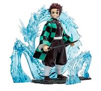 McFarlane Toys Demon Slayer Tanjiro Kamado Figurine d'action de Luxe de 12,7 cm - Objet de Collection Amusant de la Taille d'une Pinte avec Articulation, épée, Respiration de l'eau première Forme et
