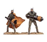 McFarlane Toys Dune: Part Two Stilgar & Shishakli Lot de 2 Figurines d'action de 17,8 cm Étiquette dorée - Leaders Fremen Incroyablement détaillés avec Ultra Articulation, canons et Cartes d'art à