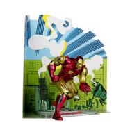 McFarlane Toys - Figurine Marvel Iron Man à l'échelle 1:10ème avec scène (The In