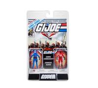 McFarlane Toys - G.I. Joe Page Punchers Lot de 2 Figurines Cobra Commander et Crimson Guard 7,6 cm avec 2 Bandes dessinées
