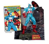 McFarlane Toys - Marvel Captain America Figurine posée à l'échelle 1:6e avec scè