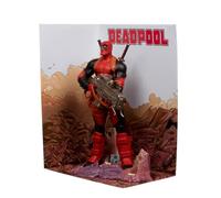 McFarlane Toys Figurine Marvel Deadpool 1:6ème collection avec scène et bande dessinée (Deadpool #1)