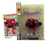 McFarlane Toys - Marvel Spider-Man à l'échelle 1:6ème à Collectionner avec scène (Spider-Man #1)