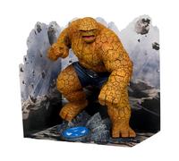 McFarlane Toys Marvel The Thing Figurine de collection à l'échelle 1:10e avec scène (Fantastic Four #642)