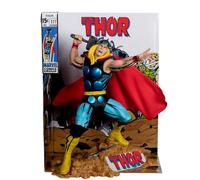 McFarlane Toys - Marvel Thor à l'échelle 1:6ème à Collectionner avec scène et Bande dessinée (The Mighty Thor #177)