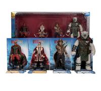 McFarlane Toys - Red One Callum Drift, Nick, Garcia & Krampus Lot de 4 Figurines en Pose, étiquette dorée, exclusivité Amazon