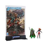 McFarlane Toys Spawn Page Punchers Lot de 2 Figurines She Spawn and Curse 7,6 cm avec Bande dessinée