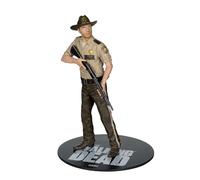 McFarlane Toys - The Walking Dead Rick Grimes Figurine posée à l'échelle 1:8