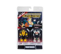 McFarlane Toys Transformers Page Punchers Lot de 2 figurines Bumblebee et Wheeljack 7,6 cm avec 2 bandes dessinées