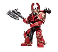 McFarlane Toys Warhammer 40 000 World Eaters Khorne Berzerker Figurine 17,8 cm - Guerrier du Chaos Brutal avec Carte d'art