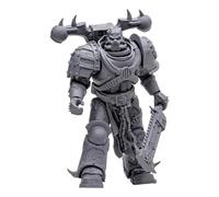 McFarlane Toys Warhammer 40 000 World Eaters Khorne Berzerker Figurine de 17,8 cm - Gris Mat pour Personnalisation avec Carte d'art