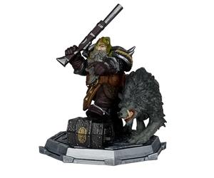 McFarlane Toys - World of Warcraft Dwarf Hunter: Beast Master & Marksman 1:12 Scale Posed Figure