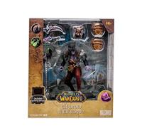 McFarlane World of Warcraft Collection Figurine Elfe épique druide et Rouge 15 cm avec Accessoires et Arme Jouet secrète, pour collectionneurs, +14 Ans, Bizak (64386686)