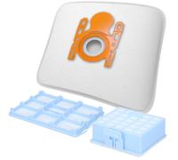 McFilter | 10 sacs à poussière + 1 filtre Hepa + 1 filtre de protection du moteur adaptés à Siemens VSZ 3 série Z 3.0, adaptés à Bosch BSG, BSGL série, aspirateurs, aspirateurs à poussière