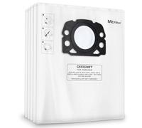 McFilter | 10 sacs pour aspirateur compatibles avec les aspirateurs multifonctions WD4, WD5, WD6, MV4, MV5, MV6 - Alternative à la référence 2.863-006.0 - Sacs filtrants en non-tissé KFI 487
