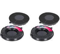 McFilter | 2x filtre à charbon actif pour hotte aspirante adapté pour AEG 9029800506 + 9029793610, Elice Model Type48, Whirlpool 480122101262, Nyttig FIL900 - Filtres pour hotte aspirante (Lot de 2)