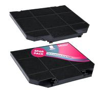 McFilter | 2x filtre à charbon actif pour hotte aspirante EFF72, convient pour Bosch 00668491, AEG 9029793636, Faber 112.0157.243, 003.953.51, NYTTIG FIL 650 - Filtres pour hotte aspirante
