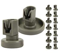 McFilter Lot de 8 rouleaux de panier pour lave-vaisselle + 8 rouleaux de panier inférieur et supérieur