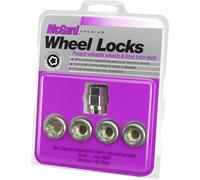 McGard 24019 Sige conique Antivols de roue sous enjoliveur (filetage M14 x 1,5) Lot de 4 Argent