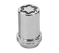 McGard 25257 Chrome Tuner Style Cone Seat Wheel Locks (M12 x 1.5 Thread Size) - Set of 4 by McGard