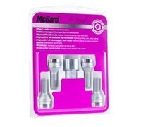 McGard Boulons antivol 27112SU M12 x1,50 – Embase conique, Tige 36,3 mm, Clé 17 mm, Ø 25,8 mm