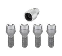 McGard 27226 Chrome Bolt Style Cone Seat Wheel Locks (M14 x 1.25 Thread Size) - Set of 4 by McGard