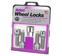 McGard 28017 Chrome Bolt Style Radius Seat Locks (M14 x 1.5 Thread Size) - Set of 4