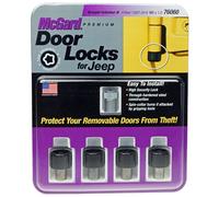 MCGARD 76060 Lot de 4 serrures de porte noires Jeep Wrangler JK Unlimited