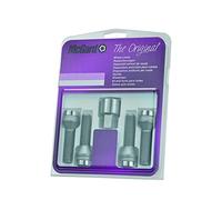 McGard Boulons antivol M12x1.25 - Conique - Longueur 37mm (Ouverture de clé 19mm), argenté