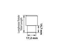 Écrous Antivol SU (Standard) avec Protections pour Roue de Secours M12X1.5, Embase Plate, Longueur Totale 35,0 mm, Ouverture de la Clé 21 mm, Diamètre de la Clé 27,7 mm