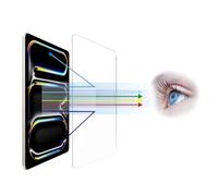 McgojoHi Lot de 2 protections d'écran en verre trempé anti-lumière bleue pour iPad Pro 13" (M4) [Soin des yeux, soulage la fatigue oculaire] Bloque la lumière bleue nocive excessive et les UV 9H