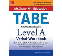 Mcgraw-Hill Education Tabe Level A Verbal Workbook, Second Edition