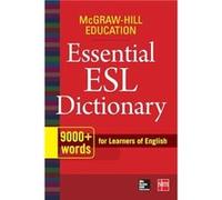 McGrawHill Education Essential ESL Dictionary by McGraw Hill Paperback Book Mcgraw - Hill Education (Auteur)