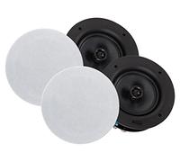 McGrey ACS-660 WH Lot 2 Enceintes encastrables Plafond 2 Voies HiFi, 60/240W RMS/Peak, woofer 6,5", Tweeter 0,75", Blanc, Haut de Gamme, Installation Fixe.